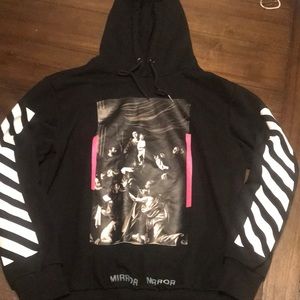 Men’s Off-White STYLE streetwear hoodie black
